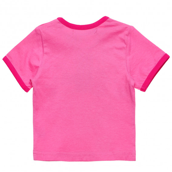 Памучна тениска за бебе за момиче розова Original Marines 195651 2