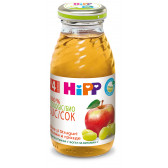 Био сок от ябълки и грозде, 3-5 месеца, стъклена бутилка 200 мл. Hipp 19635 