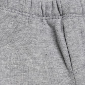 Памучен панталон за бебе, сив Idexe 196565 4