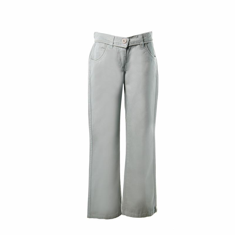 Памучен панталон за момче сив  196726