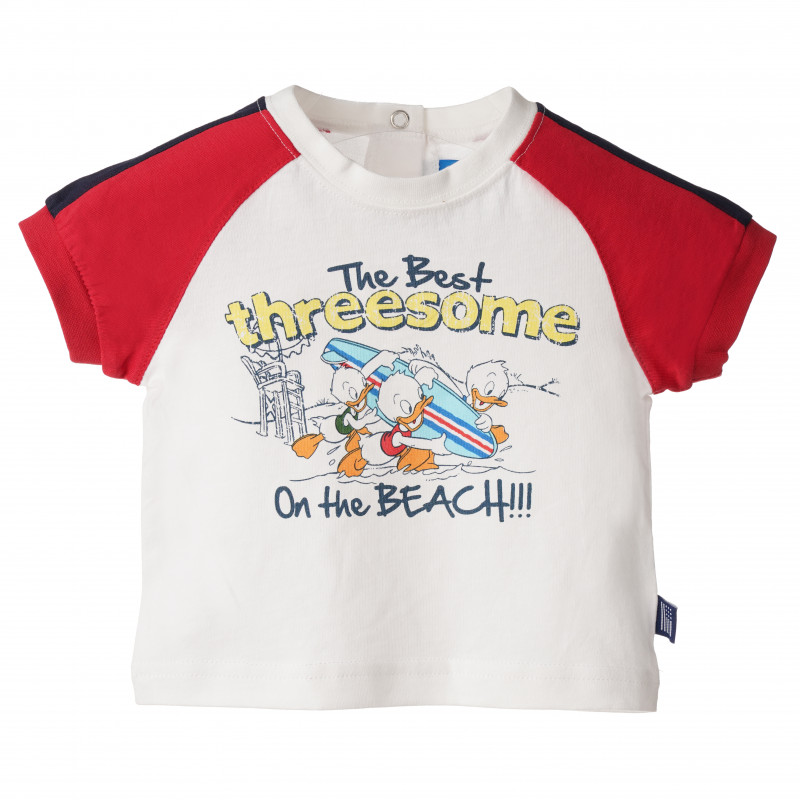 Памучна тениска за бебе за момче многоцветна  197436