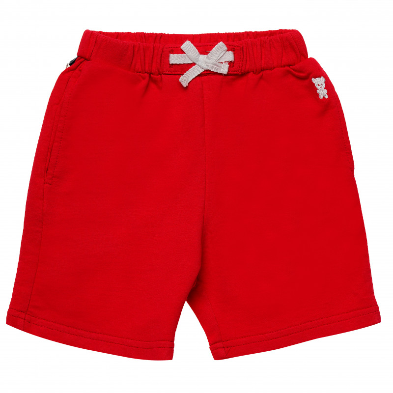 Памучен панталон за бебе за момче червен  198452