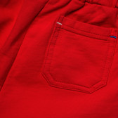 Памучен панталон за бебе за момче червен Original Marines 198454 3