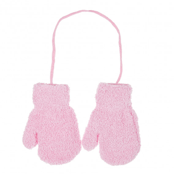 Ръкавици за бебе за момиче светло розови YO! 198634 