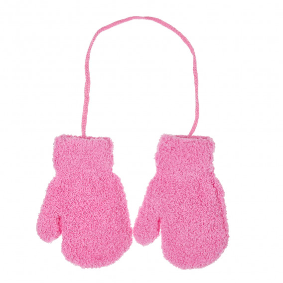 Ръкавици за бебе за момиче тъмно розови YO! 198636 