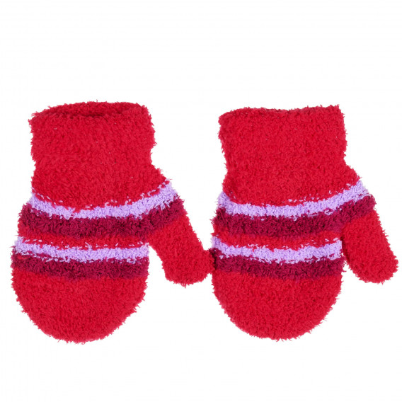 Плетени ръкавици червени Antonio 199395 