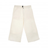 Ленен панталон за момиче бял C.P. Company 199715 2