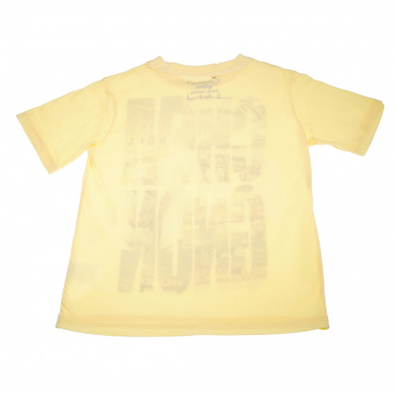 Памучна тениска за момче жълта Chevignon 199938 2