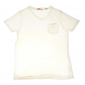 Памучна тениска с щампа за момче бяла Scotch Shrunk 199971 