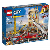 Конструктор City Fire : Пожарна команда в центъра, 943 части Lego 200592 