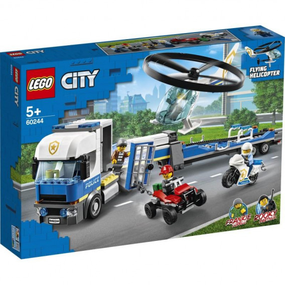 Конструктор- Полицейски превоз с хеликоптер, 317 части Lego 200630 
