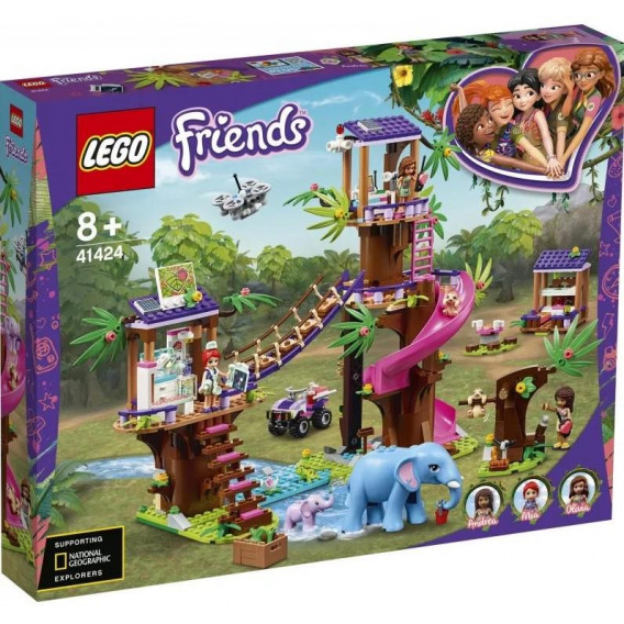 Конструктор- Спасителна база в джунглата, 648 части Lego 200756 