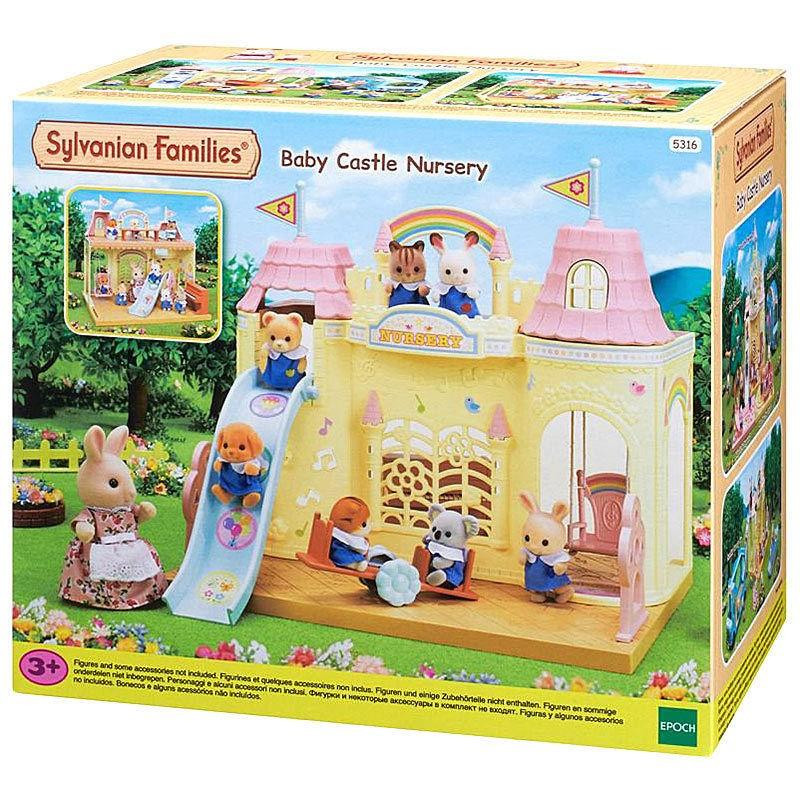 Комплект фигурки Sylvanian Families Baby & Child - Забавачница замък, 1 част  200980