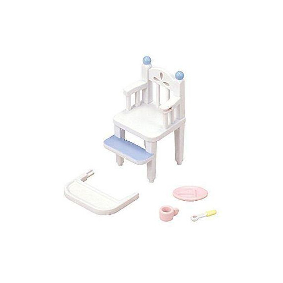 Фигурка за игра Sylvanian Families Furniture - Бебешко столче за хранене, бяло, 4 части Sylvanian Families 200982 