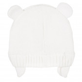 Памучна шапка за бебе за момиче бяла Z Generation 201156 4