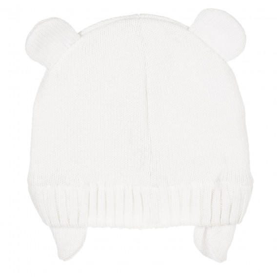 Памучна шапка за бебе за момиче бяла Z Generation 201156 4