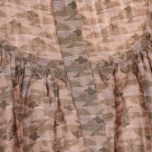 Памучна блуза с дълъг ръкав за бременни,кафява Berenice 201200 2