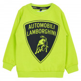 Памучен спортен комплект за момче черно и електриково зелено Lamborghini 201238 4