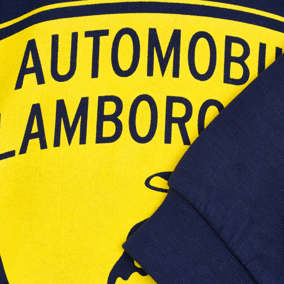Памучен спортен комплект за момче тъмносин и сиво Lamborghini 201245 5