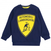 Памучен спортен комплект за момче тъмносин и сиво Lamborghini 201249 3