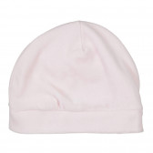 Памучна шапка за бебе за момиче розова Chicco 201357 
