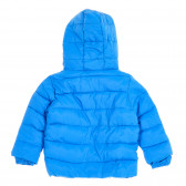 Зимно яке с качулка за бебе за момче синьо Cool club 201516 4