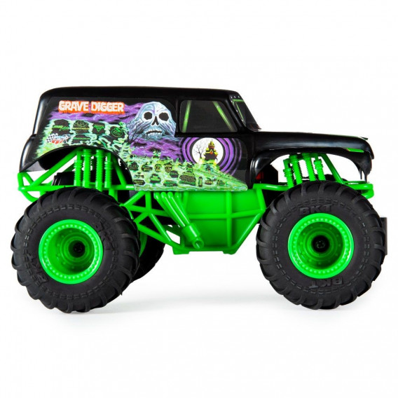 Детски джип с дистанционно - GRAVE DIGGER RC Spin Master 201608 4
