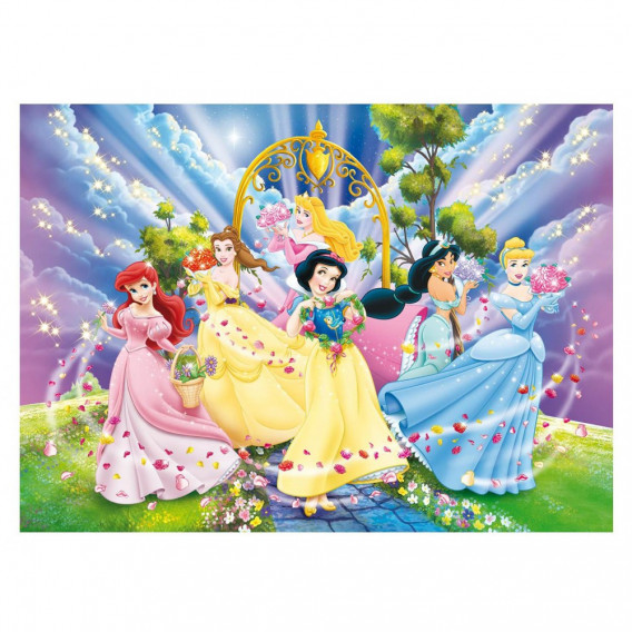 Макси пъзел Дисни принцеси с цветя 2 в 1, 108 части Disney Princess 201755 2