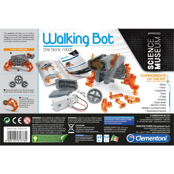 Робот за програмиране, Walking Bot CLEMENTONI 201894 5