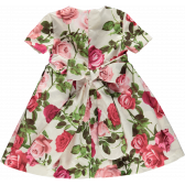 Официална рокля с къс ръкав и флорален десен Picolla Speranza 20243 2