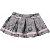 Плисирана пола с розови детайли за момиче Picolla Speranza 20252 