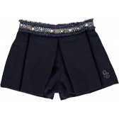Пола-Панталон в тъмносин цвят с блестящи детайли  Picolla Speranza 20254 