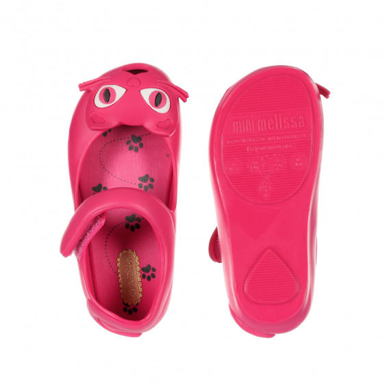 Ароматизирани гумени сандали, розови MINI MELISSA 202608 3
