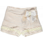 Къси панталони с панделка за момиче Picolla Speranza 20272 