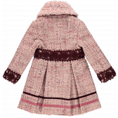 Зимно палто за момиче с декорация от дантела Picolla Speranza 20300 2
