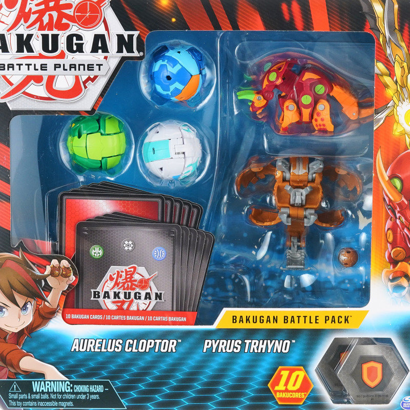 Комплект топчета Бакуган Battle pack 5 бр. - AURELIUS PIRUS | Kidso.bg