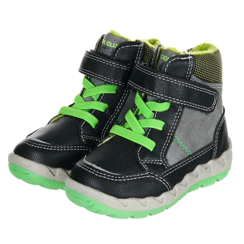 Боти с ластични връзки, многоцветни  203216