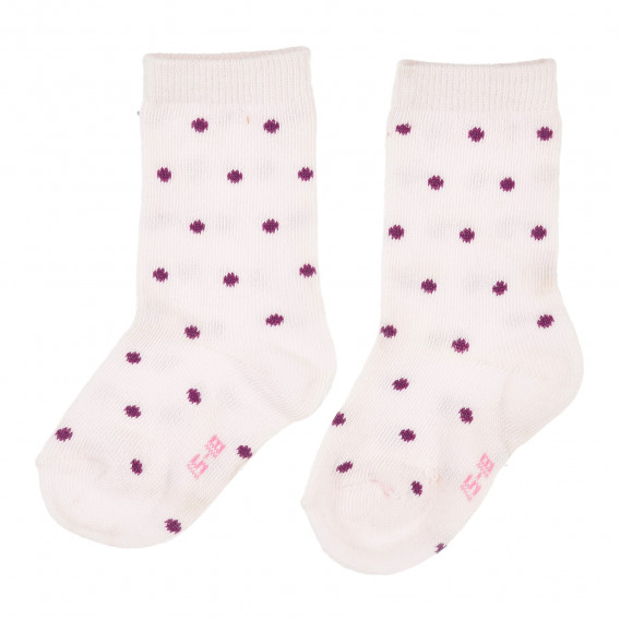 Комплект от два чифта чорапи за бебе за момичерозови Z Generation 203557 3