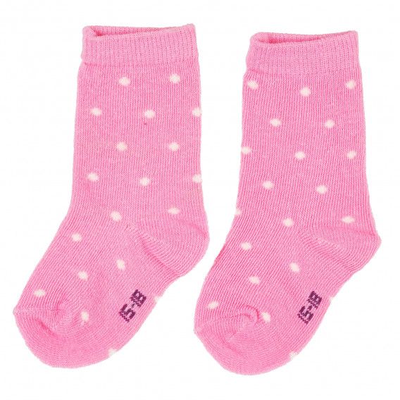 Комплект от два чифта чорапи за бебе за момичерозови Z Generation 203558 4