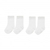 Комплект от два чифта чорапи за бебе бели Z Generation 204079 