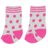 Чорапи за бебе в сиво и розово Z Generation 204088 6