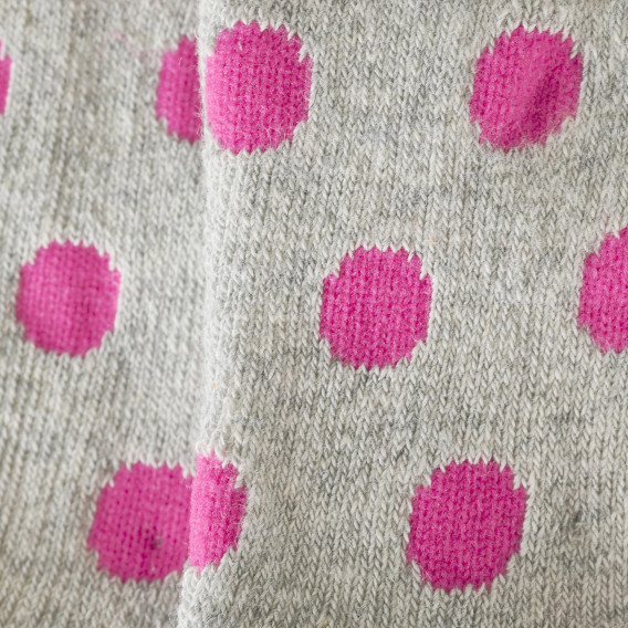 Чорапи за бебе в сиво и розово Z Generation 204089 7