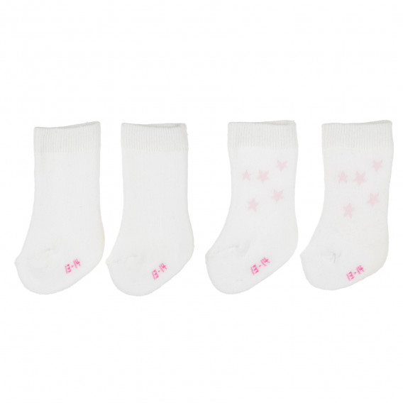 Комплект от два чифта чорапи за бебе за момичерозови Z Generation 204105 4