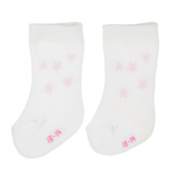Комплект от два чифта чорапи за бебе за момичерозови Z Generation 204106 5