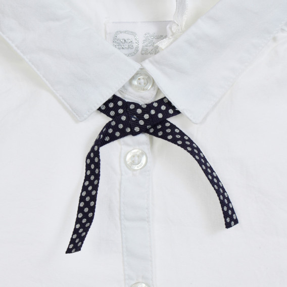 Риза с панделка, бяла Cool club 204140 2