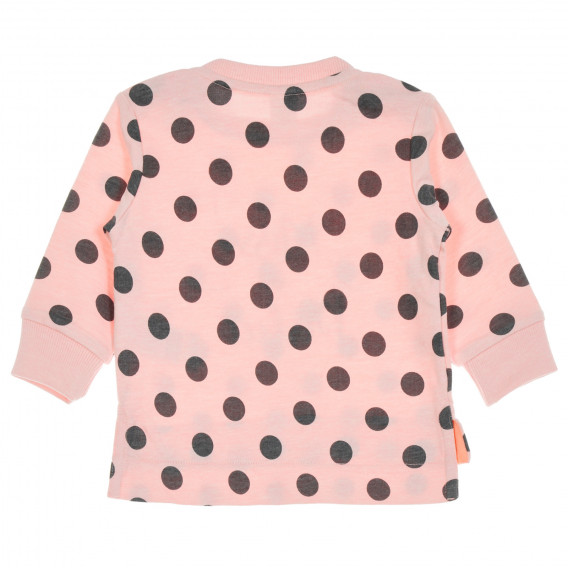 Комплект блуза и панталон за бебе в розово и сиво Cool club 204158 4