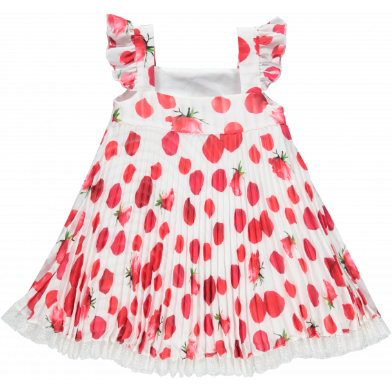 Разкроена за момиче плисирана рокля Picolla Speranza 20417 