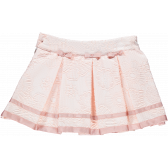 Плисирана пола в блед розов цвят Picolla Speranza 20423 