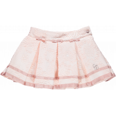 Плисирана пола в блед розов цвят Picolla Speranza 20424 2