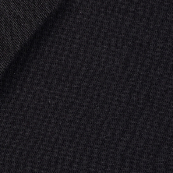 Памучна блуза с дълъг ръкав и щампа на Миньон, черна Cool club 204290 3